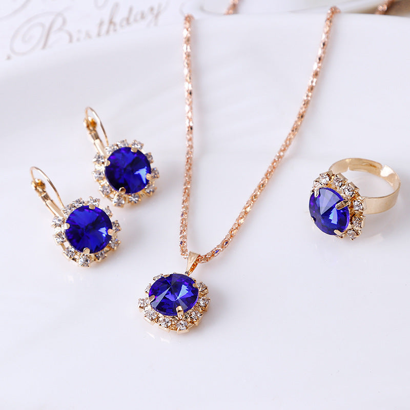 Round Crystal Necklace