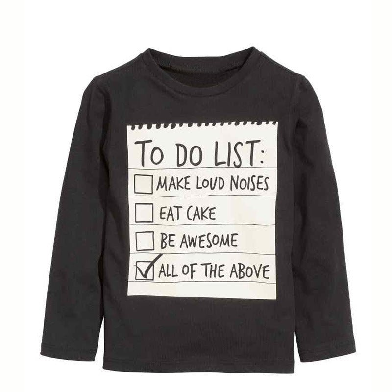 Autumn Cotton Long Sleeves T-shirt