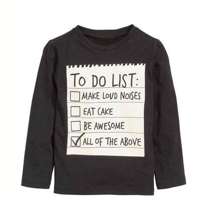 Autumn Cotton Long Sleeves T-shirt