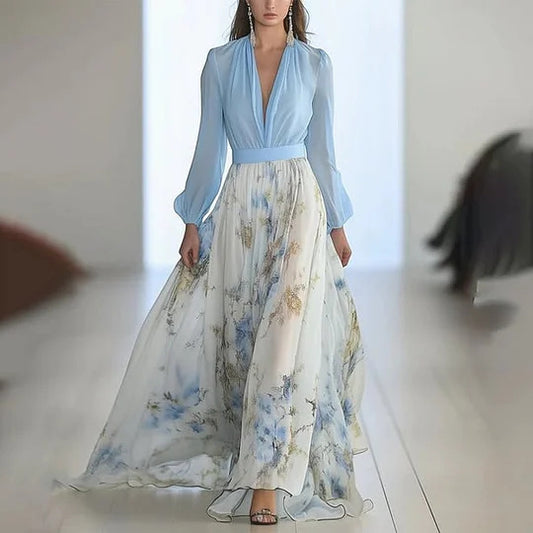 Womens Stunning Floral Maxi Dress