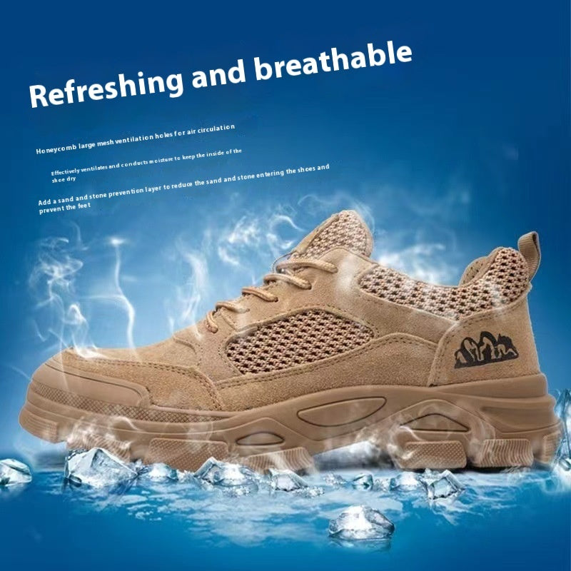 Men's Anti-smash And Anti-puncture Lightweight Safe Grip X1 Shoes
