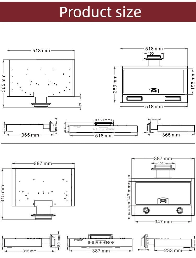 Mini Quanshun Cooking Range Hood