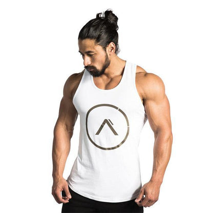 Men Patchwork Gyms Vest