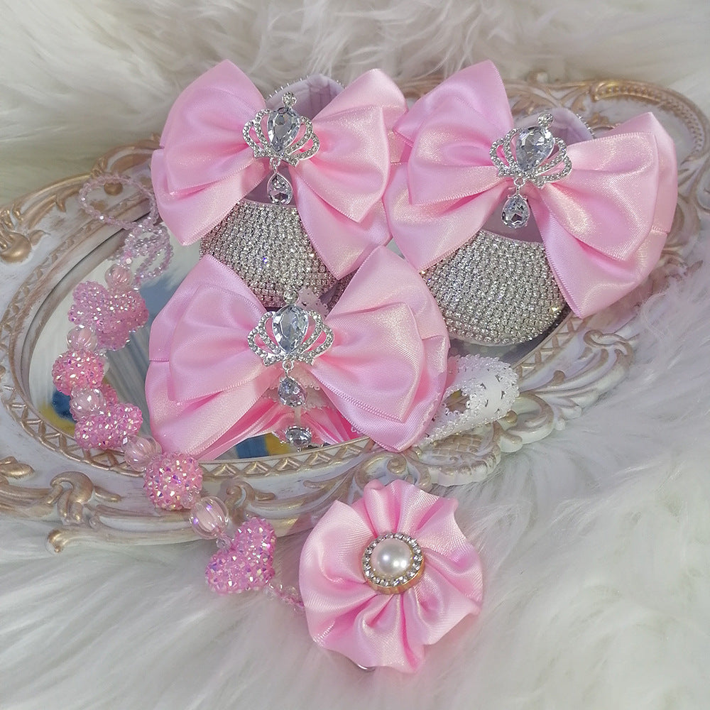 Handmade Angel Bloom Baby Shoes & Band