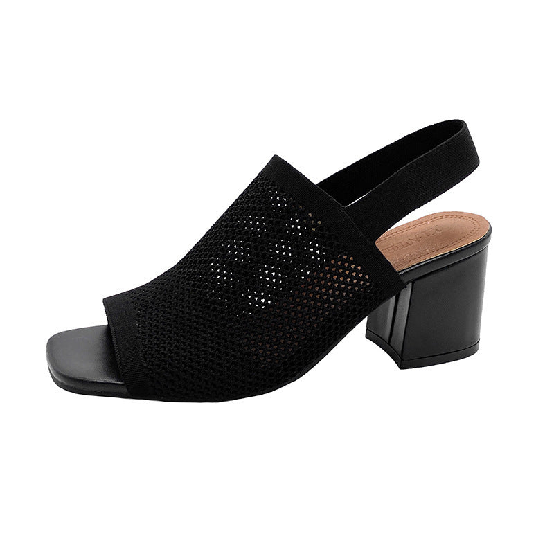 Flying Woven High Heel