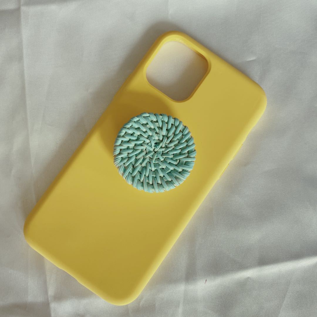 Bamboo Woven Mobile Holding Stand