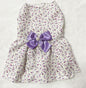 New Pet Clothes Bow Floral Skirt