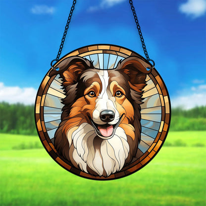 Pet Dog Acrylic Wall Decoration Pendant