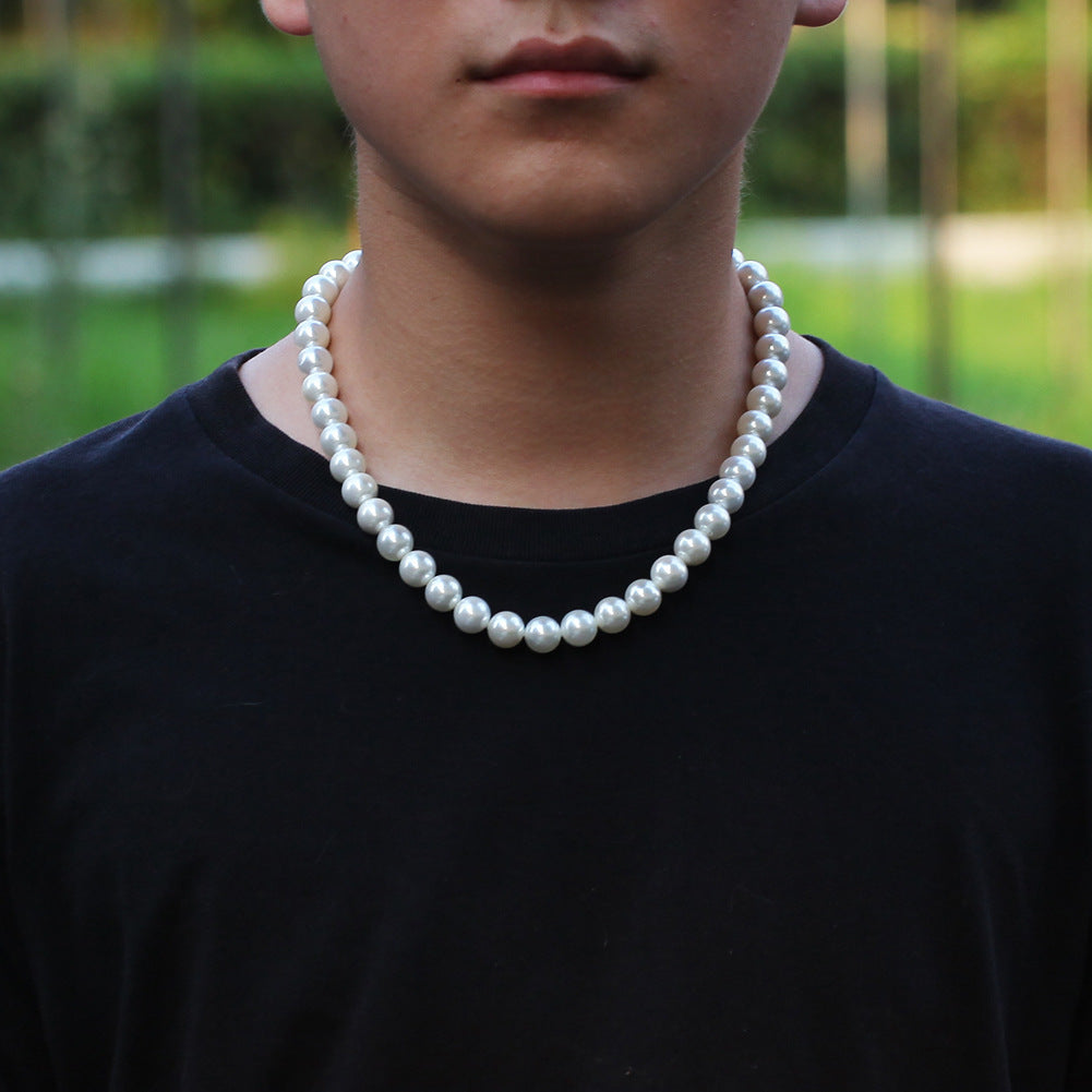 Cross Pearl Necklace