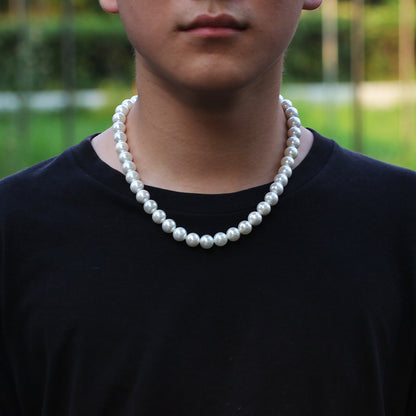 Cross Pearl Necklace