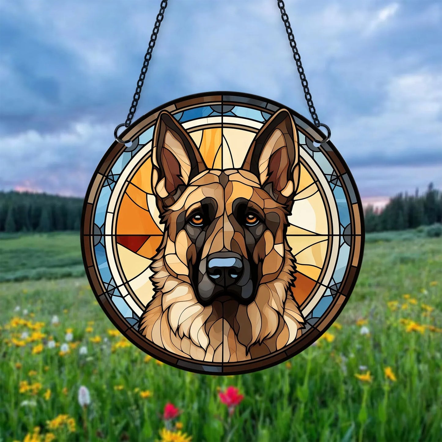 Pet Dog Acrylic Wall Decoration Pendant