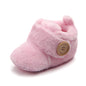 Warm Cotton Shoes With Soft Cloth Sole For Babies And Toddlers