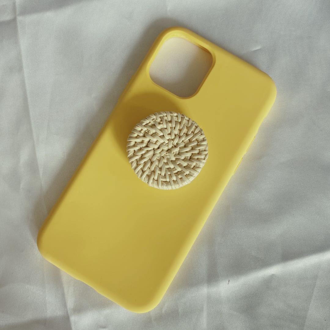 Bamboo Woven Mobile Holding Stand