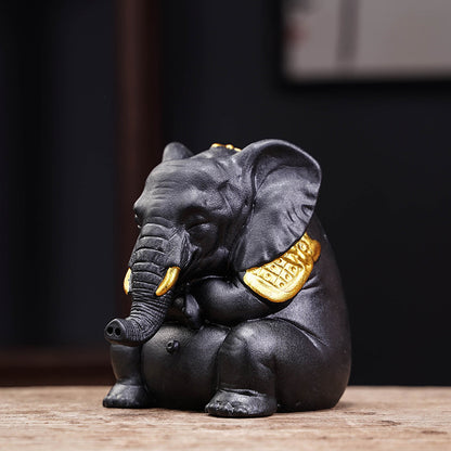 Creative Ceramic Bull Tea Pet Ornament