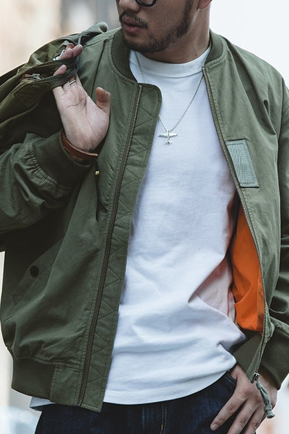 Men's Casual Military Baseball Uniform Tooling Jacket