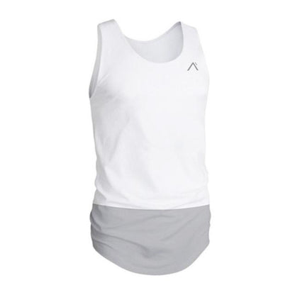 Men Patchwork Gyms Vest