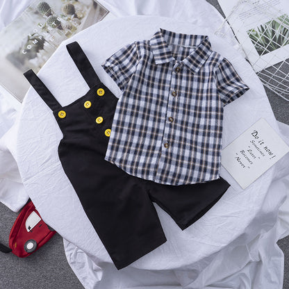 Children's Suspender Suit