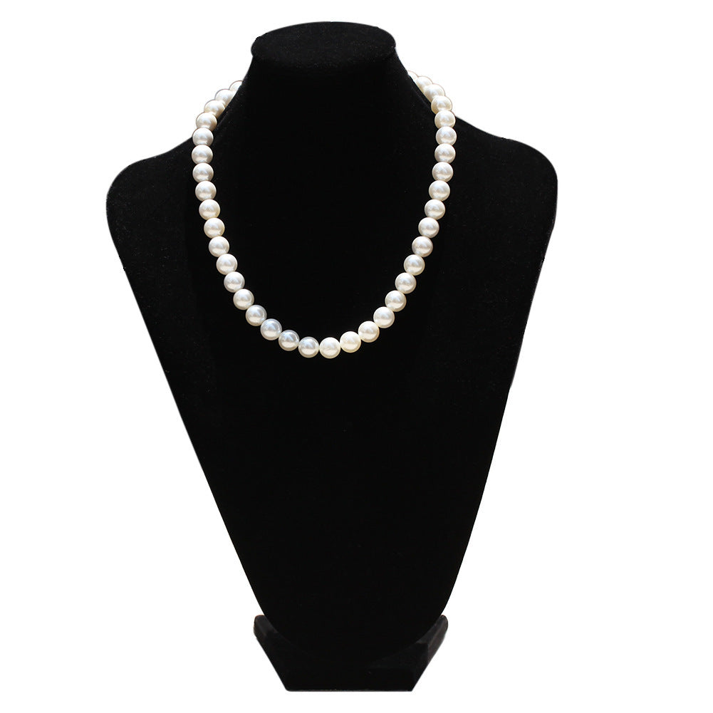 Cross Pearl Necklace