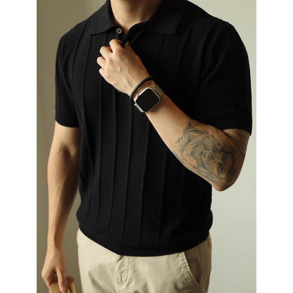 American T-shirt Young Solid Color BASIC Top Men