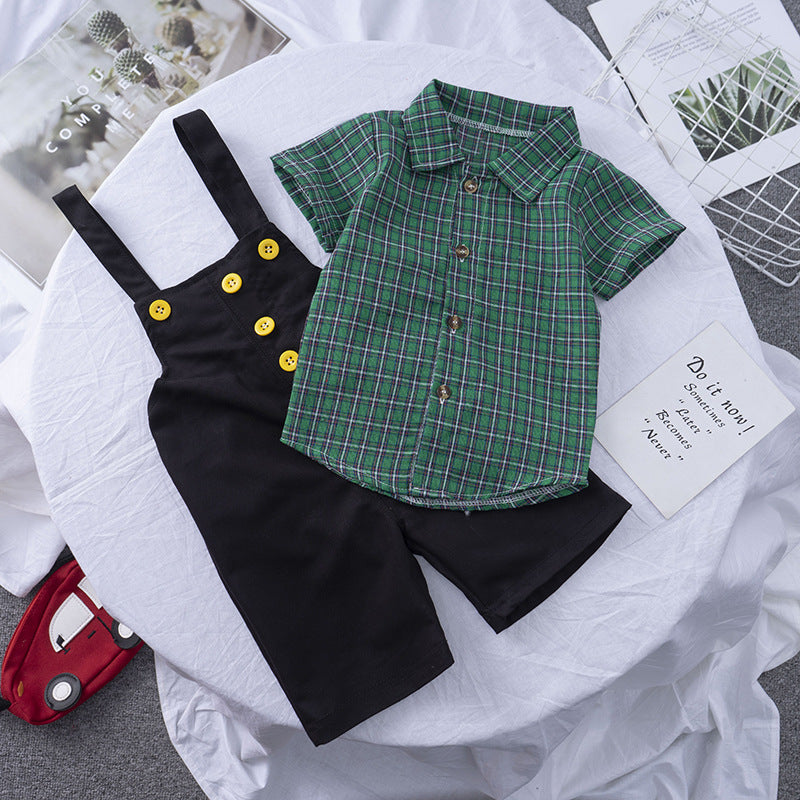 Children's Suspender Suit