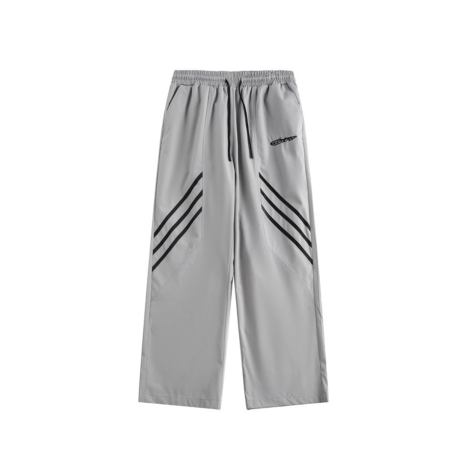 Loose Straight Casual Sports Trousers Men