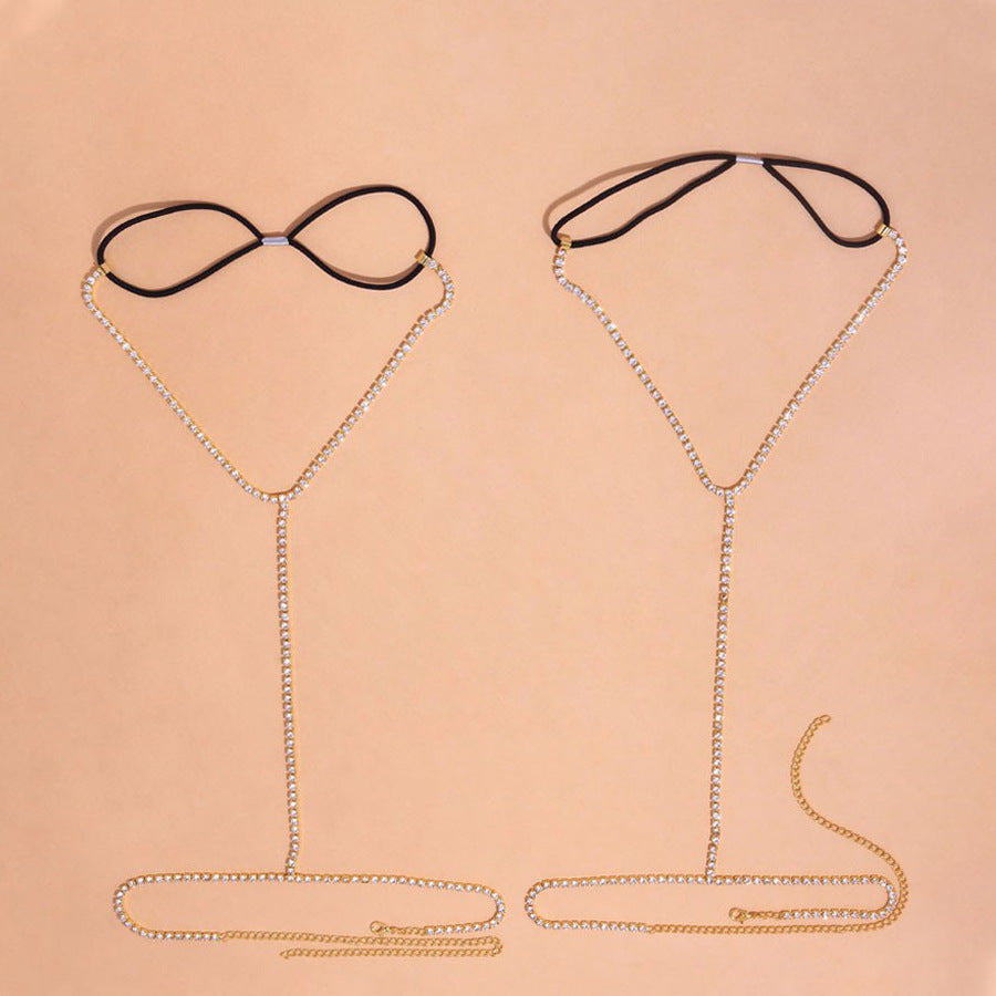 Diamond Thigh Chain Double Row
