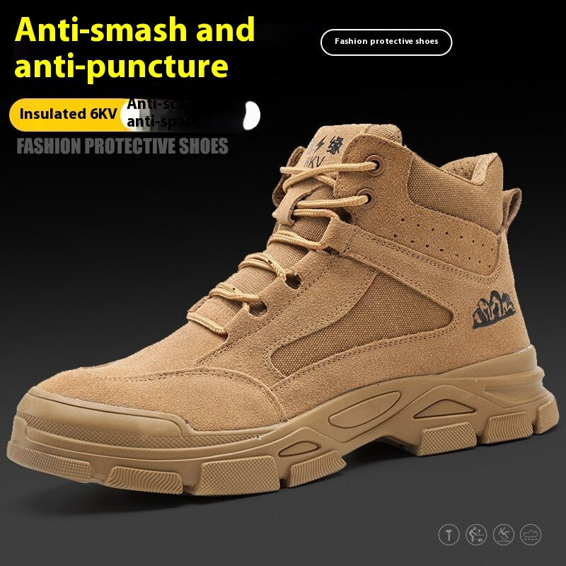 Men's Anti-smash And Anti-puncture Lightweight Safe Grip X1 Shoes