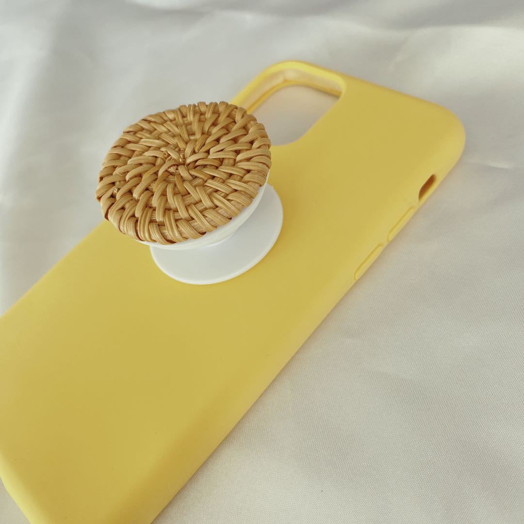 Bamboo Woven Mobile Holding Stand