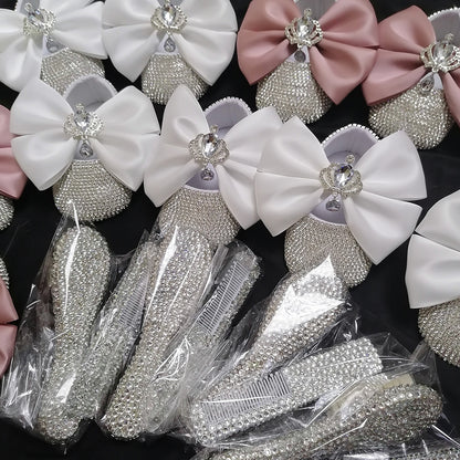 Handmade Angel Bloom Baby Shoes & Band