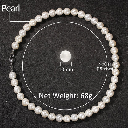 Cross Pearl Necklace