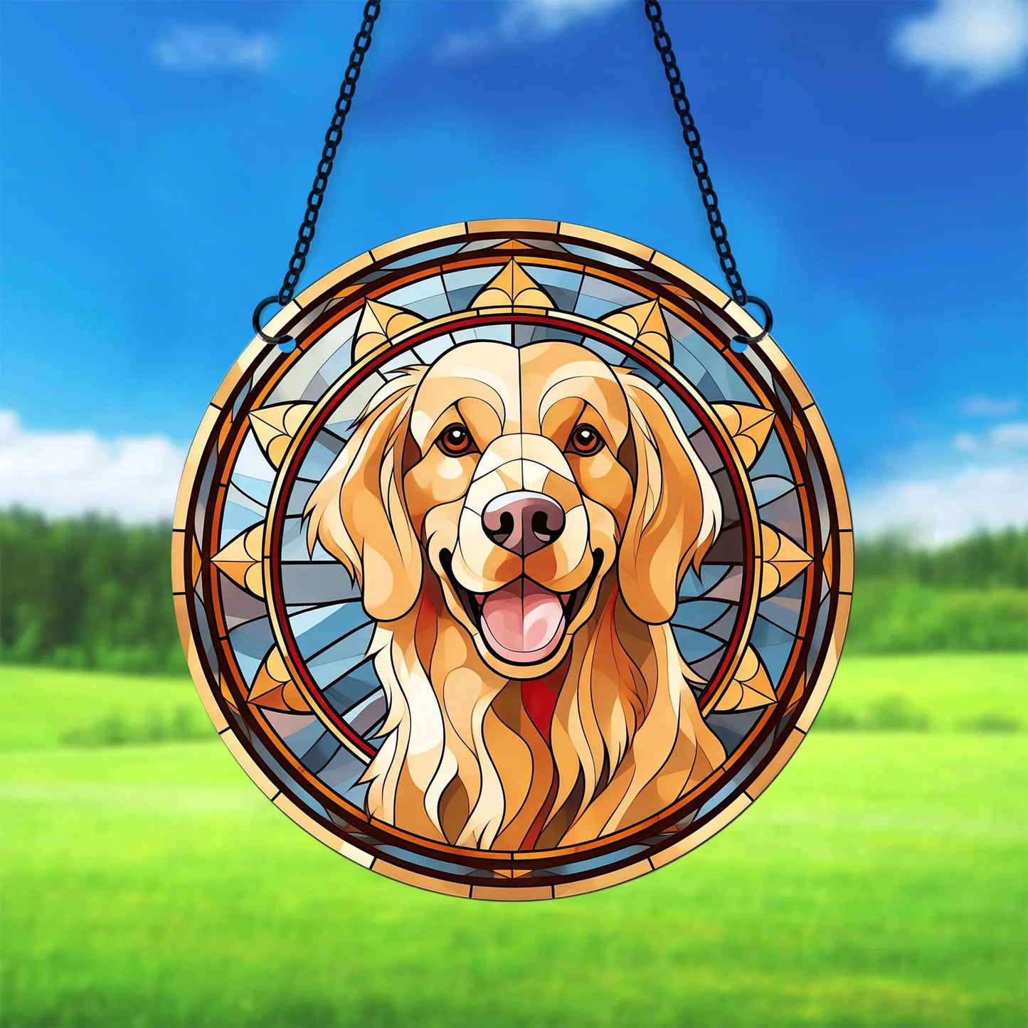 Pet Dog Acrylic Wall Decoration Pendant