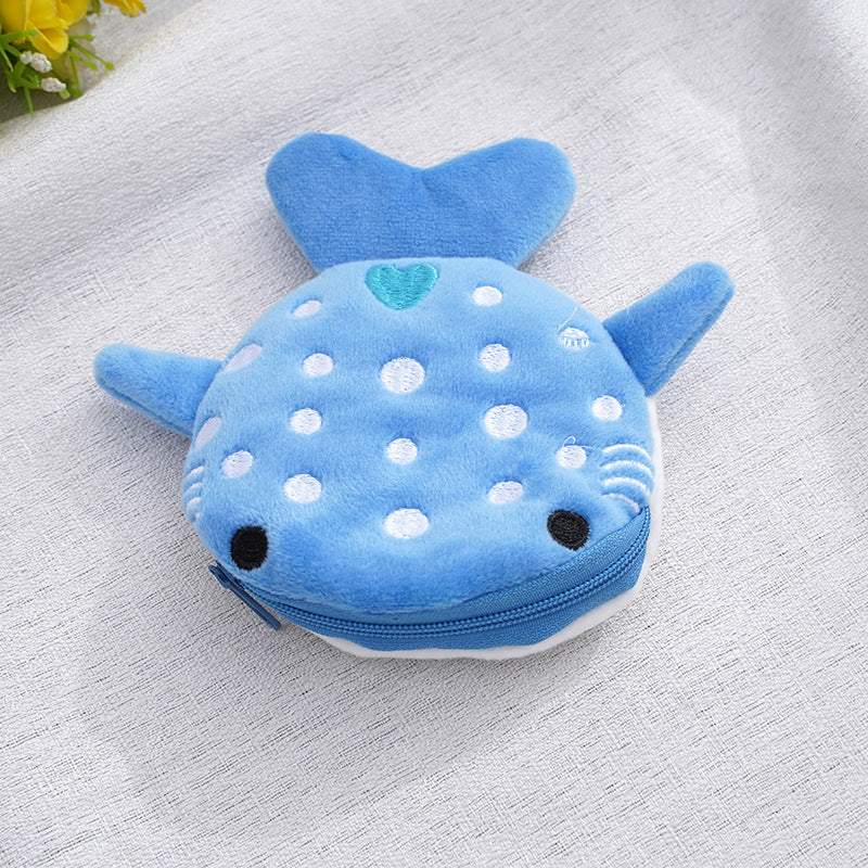 Children's Plush Shark Coin Purse