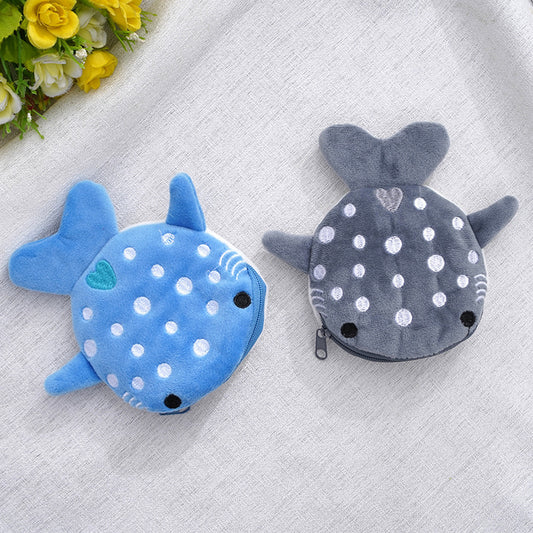 Children's Plush Shark Coin Purse