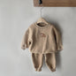 Baby Embroidered Bear Casual Sweater Set