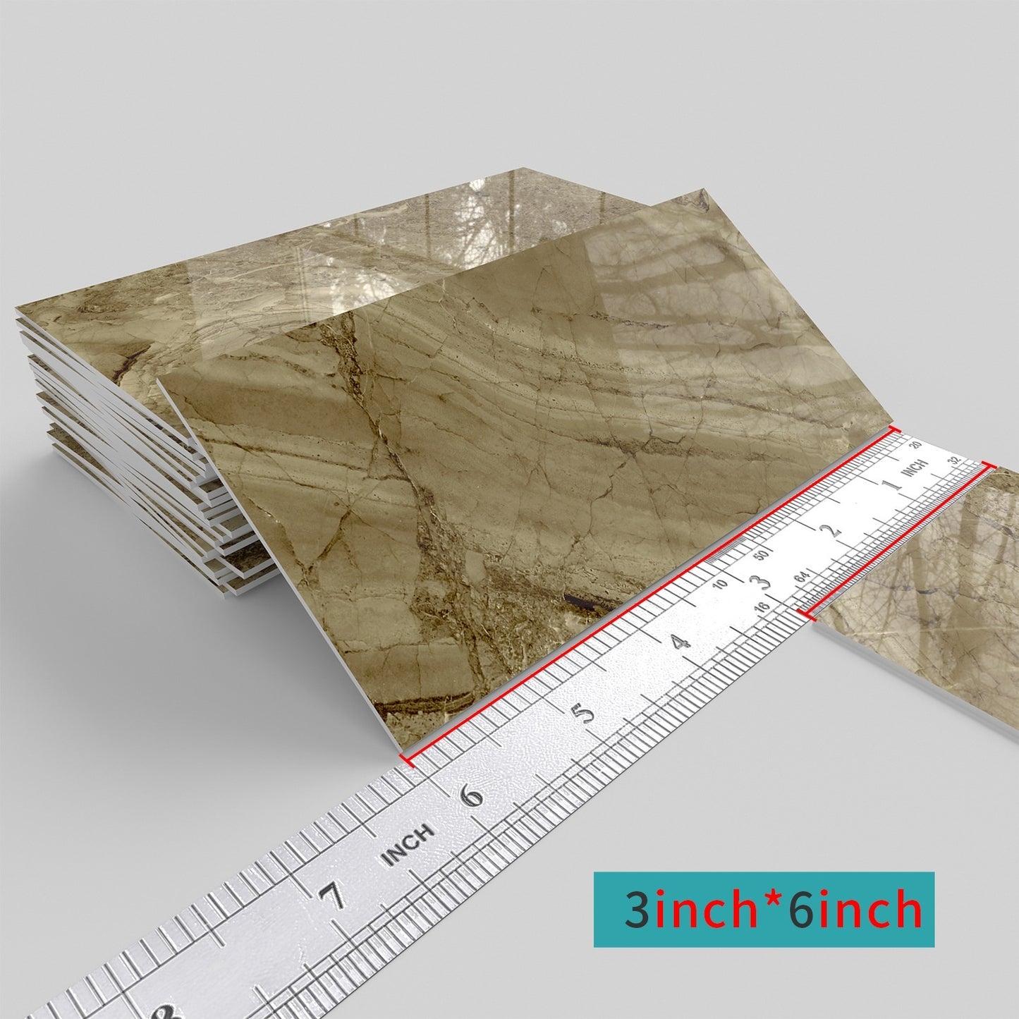 Household Marble Tile P.E.T Wall Sticker