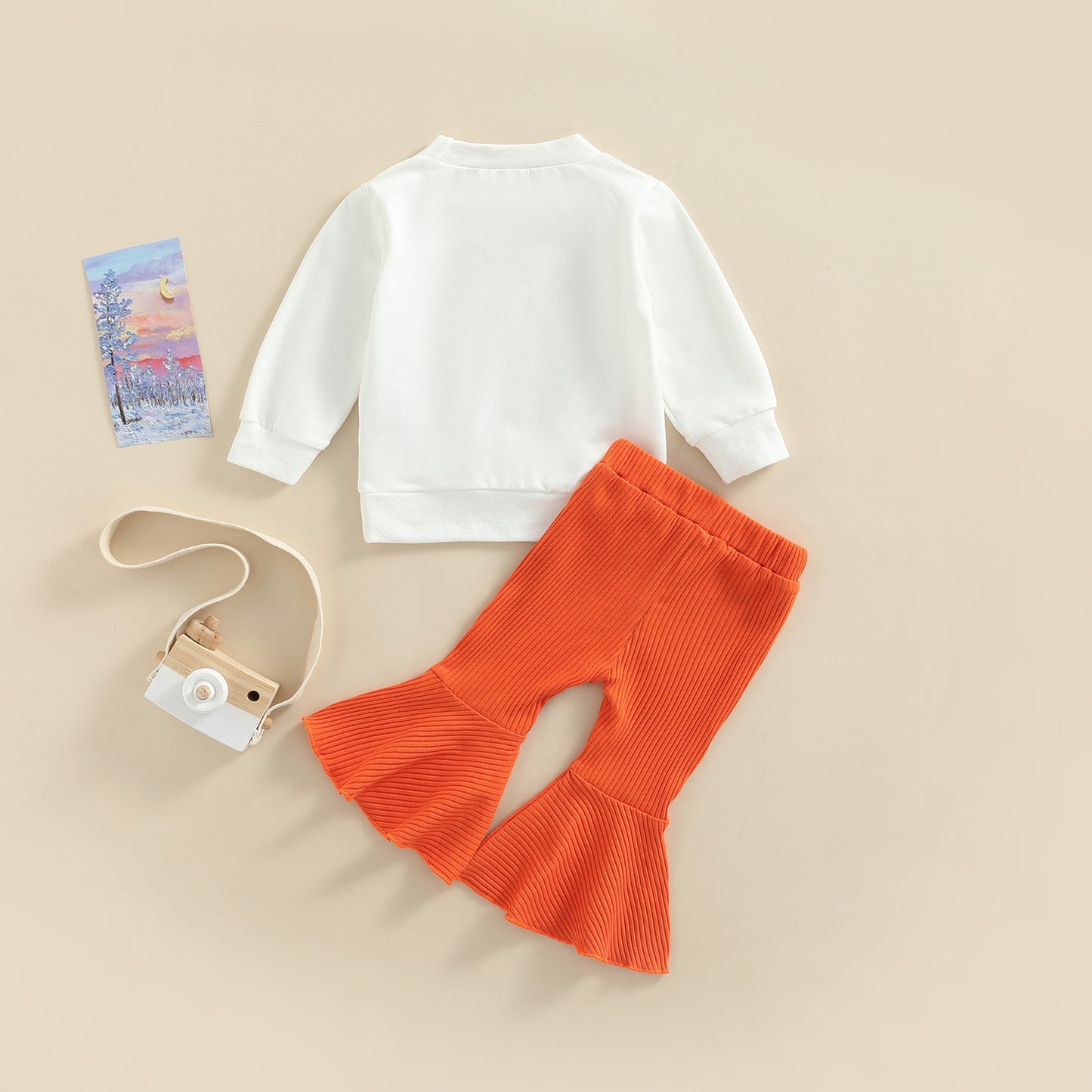 Girls Halloween White Clothing