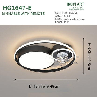 Nordic Fan Lamp