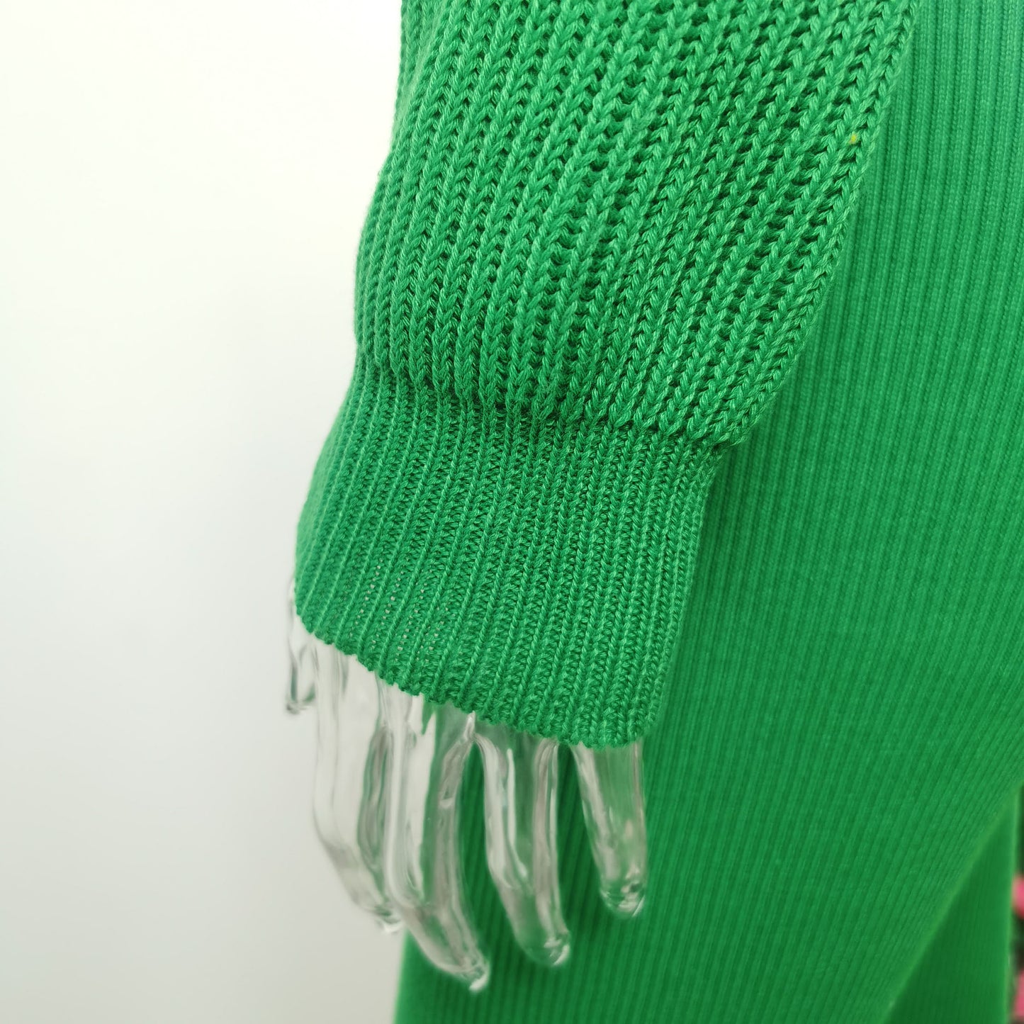 High-necked Long-sleeved Solid Color Wool Pants Suit