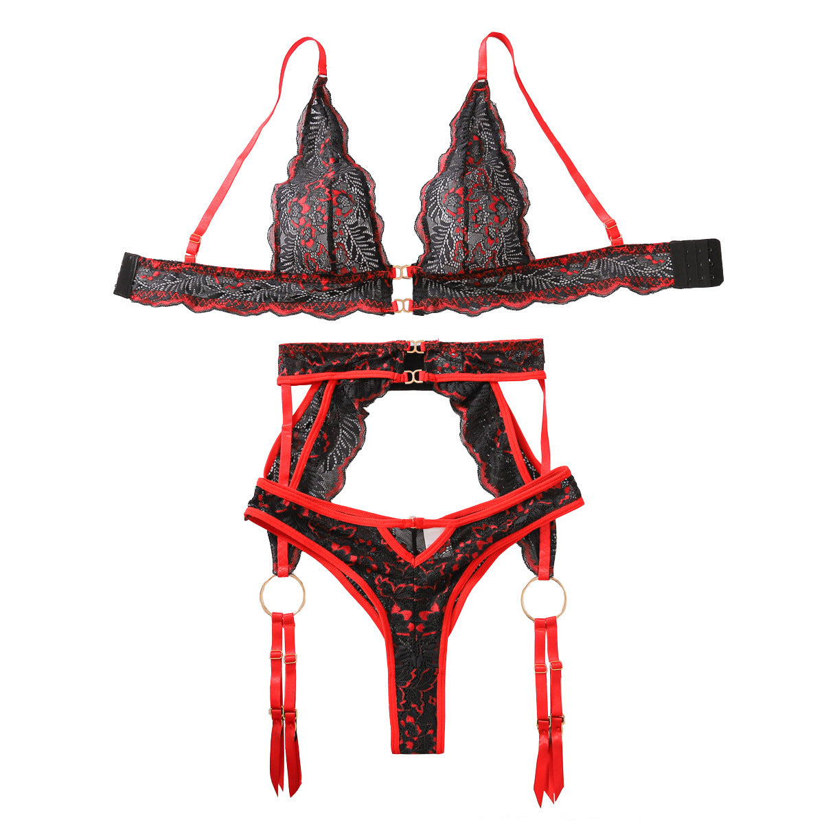 Lace Split Women Suit