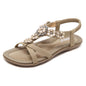Women's Bohemian Rhinestone Flat Sandals
