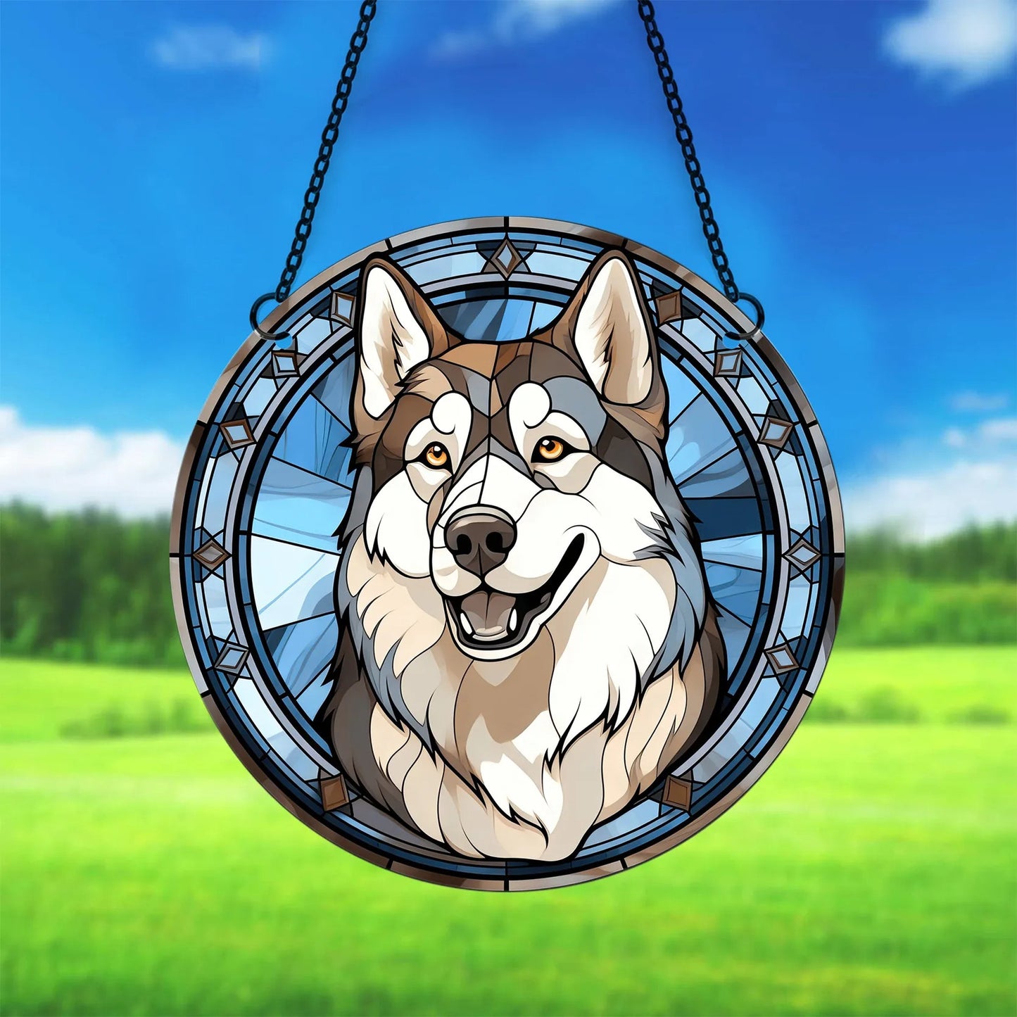 Pet Dog Acrylic Wall Decoration Pendant