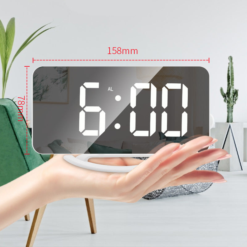 LED Mirror Clock
