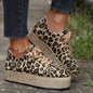 Lace Loop Round Toe Shoes