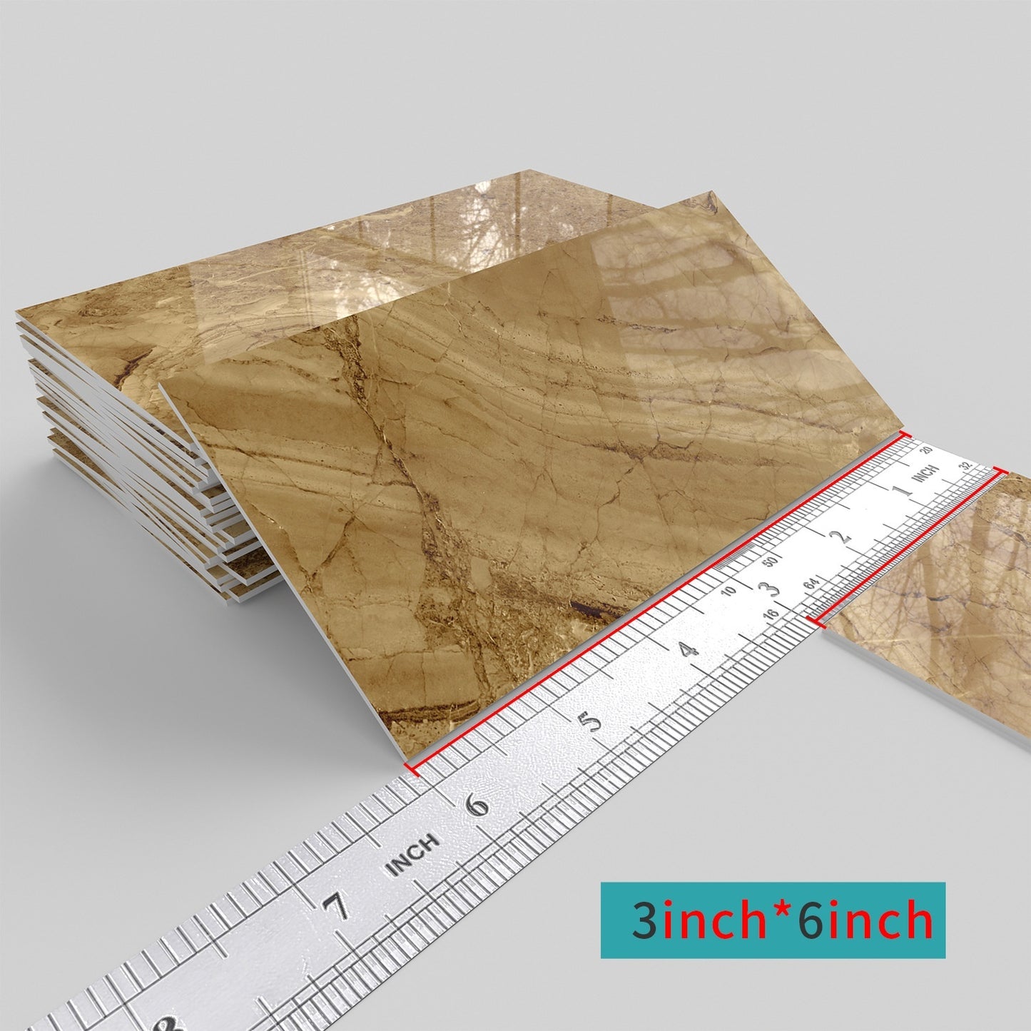 Household Marble Tile P.E.T Wall Sticker