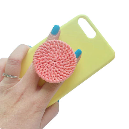 Bamboo Woven Mobile Holding Stand