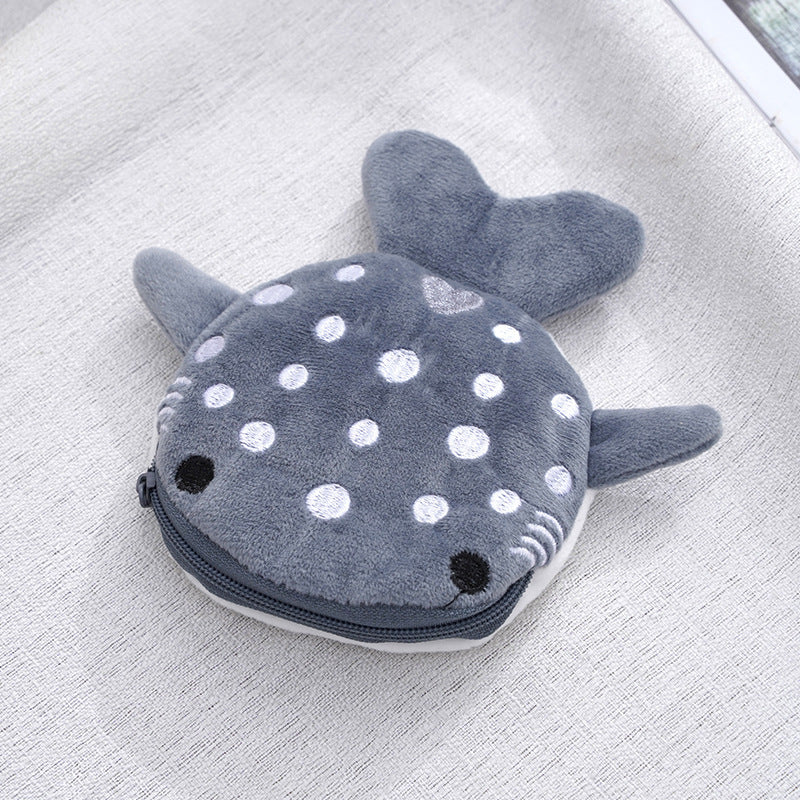 Children's Plush Shark Coin Purse