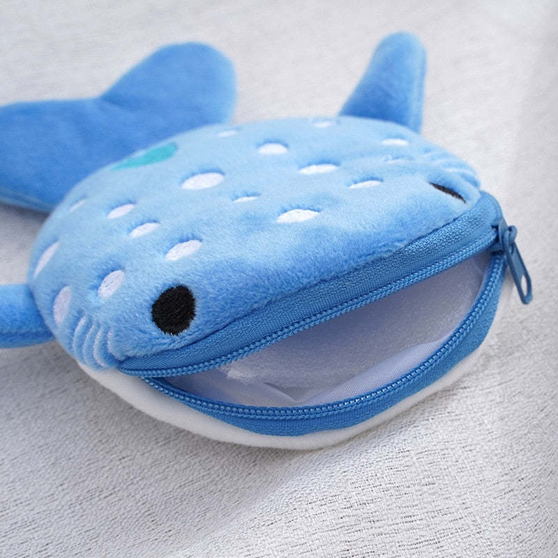Children's Plush Shark Coin Purse
