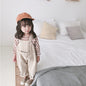 Girls Corduroy Strap Pants