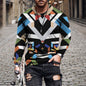 Digital Printed Men's Long Sleeved T Shirt