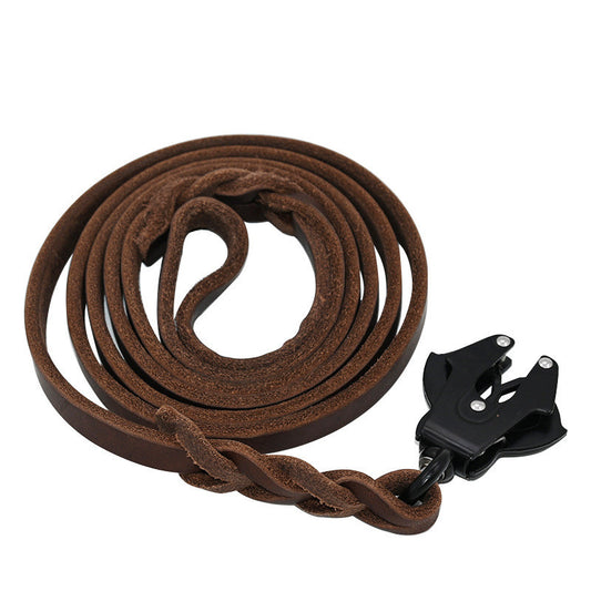 First Layer Cowhide Pet Traction Rope